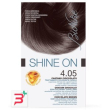 bionike shine on trattamento colorante capelli castano cioccolato 4.05
