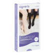 sigvaris cotton ccl1 gambaletto lungo nero punta aperta s plus