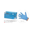 guanto monouso in nitrile blu superficie microruvida eko zero pw senza polvere misura 7 small 100 pe
