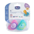 chicco succhietto air luminoso caucciu' + 12m 2 pezzi