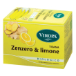 viropa tisana zenzero e limone biologica infuso naturale di zenzero e limone in filtri