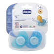 chicco succhicco air boy caucciu' 0-6 mesi 2 pezzi 1 st