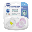 chicco succhicco air girl silicone 0-6 mesi 2 pezzi