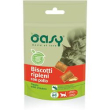 oasy cat snack biscotti ripieni con pollo 60gr minsan 970934485
