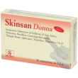 skinsan-donna, integratore per la menopausa, 30 compresse da 1,2g, isoflavoni di soia, vitamina e e