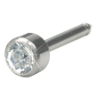 blomdahl foralobi st long bezel 4mm crystal 1pz