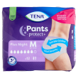 tena pants protect plus night mutandine assorbenti taglia m 12 pezzi