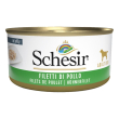 schesir cane jelly pollo 150gr (lattina)
