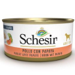 schesir dog 150gr pollo filetti papaya - pezzi frutta 7370 minsan 971...