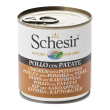 schesir cane lattina in jelly adulto pollo & patate 285 gr
