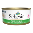 schesir cane jelly puppy pollo aloe 150gr (lattina)