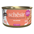 schesir gatto brodo di cottura salmone 85gr (lattina)