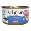 schesir gatto brodo di cottura tonnetto alicette 70gr (lattina)