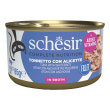 schesir gatto brodo di cottura tonnetto alicette 85gr (lattina)