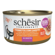 schesir gatto brodo di cottura tonno carote 70gr (lattina)