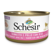 schesir gatto brodo di cottura tonnetto pollo 85gr (lattina)