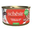 schesir gatto jelly tonnetto gamberetti 85gr (lattina)