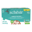 schesir gatto jelly tonno orata 6x50gr (lattina) multipack