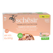 schesir gatto lattina in jelly multipack adulto tonnetto & salmone cf. (6x50) gr