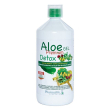 aloe gel premium detox succo ad azione depurativa 1 litro - integratore alimentare con aloe vera ed