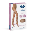 sauber linea charme - collang maglia liscia 140 den (18-22 mmhg) taglia v colore nero