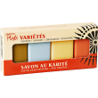 savon du midi variétés - set di saponette per ospiti al burro di karité - 1 set