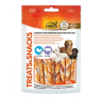 camon cane snack treats ossi arrotolati pollo bovino suino 80gr