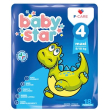 pannolino babystar 8/18kg t4 18 pezzi