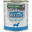 vet life hypoallergenic pesce e patate - alimento ipoallergenico per cani con intolleranze 300 gr