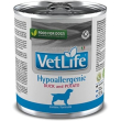 vet life anatra e patata - alimento ipoallergenico per cani con intolleranze alimentari 300 gr