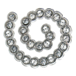 bjt927 orecchini spiral white stainless steel
