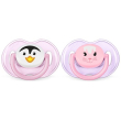 avent succhietto animaletto femmina in silicone 0-6 mesi 2 pezzi