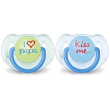 avent succhietto love classico in silicone per bimbo 6-18 mesi 2 pezzi