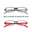 occhiali da lettura premontato twins silver double +1,50