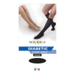 calza diabetic knee-high nero taglia xl - calza lunga per pazienti diabetici
