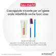 tau-marin kit spazzolino duro e dentifricio gel rinfrescate alle erbe 20ml