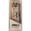 occhiale da lettura premontato twins silver triple +1,00 diottrie