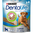 purina dentalife - 4 stick per l'igiene orale dei cani taglia large