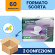 soffisof air dry super 8 gocce 30 pezzi - pannolone sagomato traspirante per incontinenza da media a