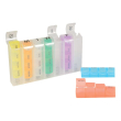 portapillole set da 4 spring gima – organizer portapillole giornaliero tascabile in plastica per f