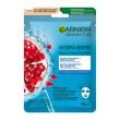 garnier maschera in tessuto hydrabomb, formula idratante ed energizzante per pelli da dissetare, mel