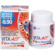 vita act integratore ferro + vitamina c, 60 capsule