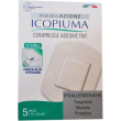 icopiuma garza adesiva sterile in tnt - 5 garze da 10 x 7,5 cm