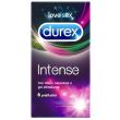 durex intense orgasmic condom preservativi con rilievi e nervature stimolanti 6 pezzi