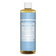 dr. bronner's sapone liquido bio 18 in 1 senza profumo 475 ml