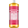 dr. bronner's 18in1 pure castile magic soap rose - 945 ml