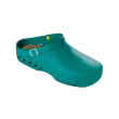 scholl clog evo taglia 37-38 colore verde smeraldo ciabatta unisex in tpr con tecnologia memory cush