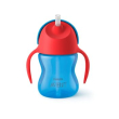 philips tazza colorata con cannuccia maschio 200 ml