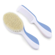 kit capelli spazzola/pett blu