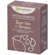 la saponaria doccia shampoo solido ai semi di lino 100 g detergente